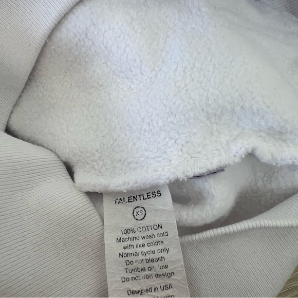 Talentless White Logo Sweatshirt - Picture 14 of 14